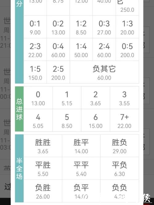 世界杯买球入口：实时赔率信息揭秘